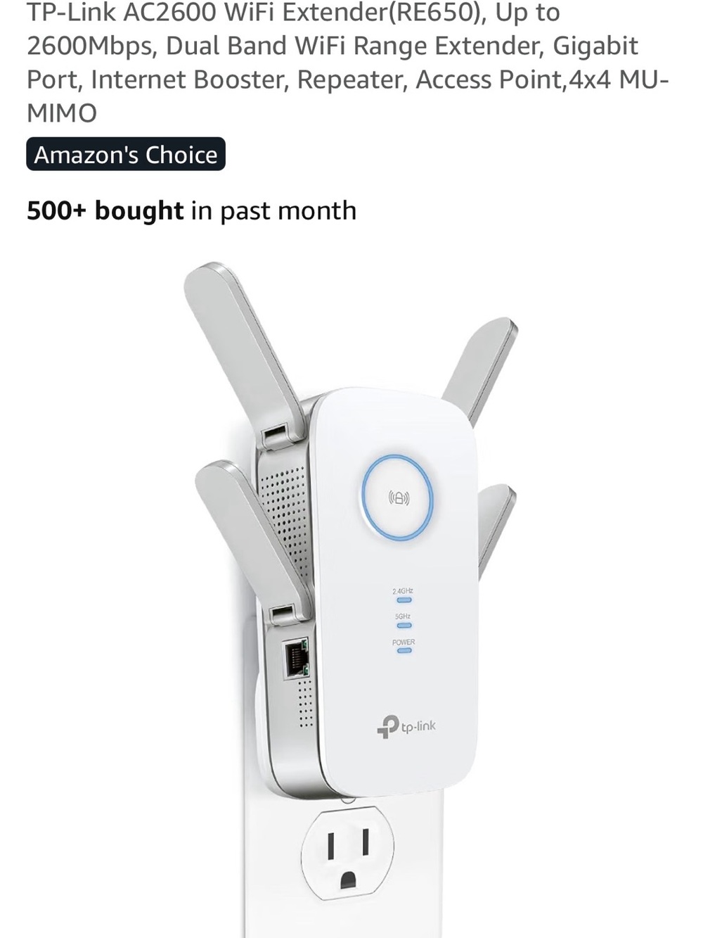 TP Link extender